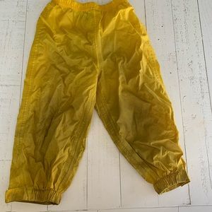 LL Bean Discovery Rain Pants 3T yellow